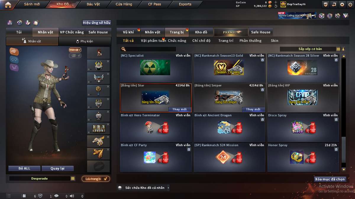 shop acc cf uy tin gia re